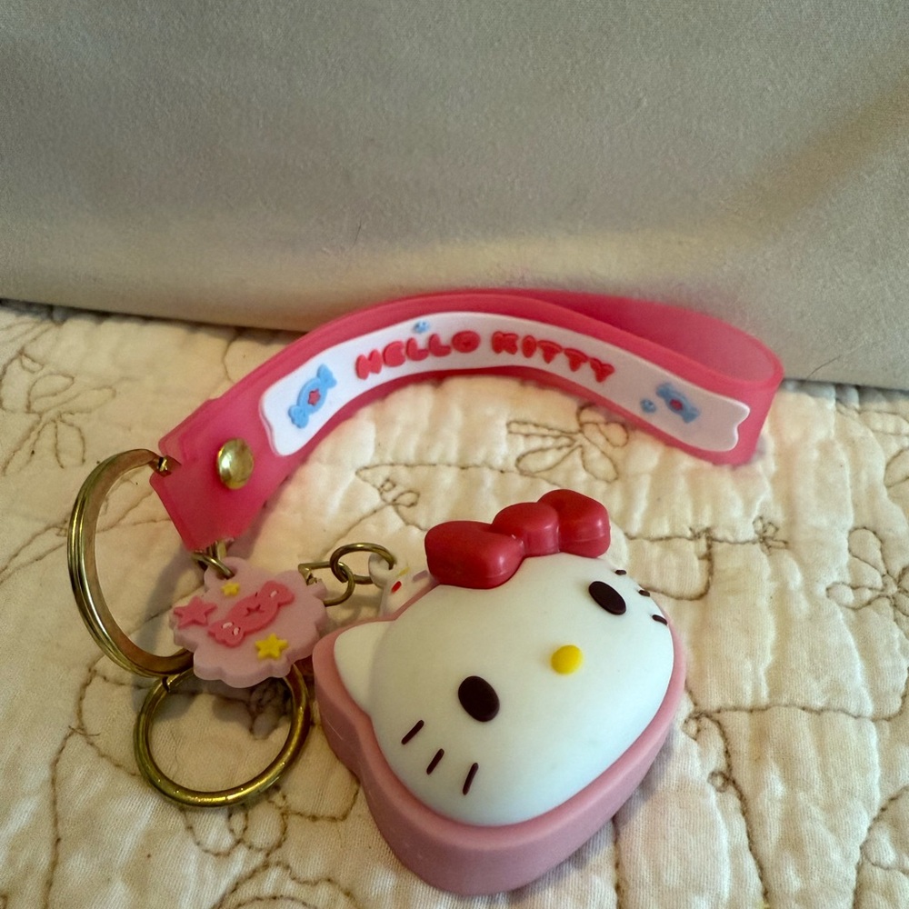 Hello Kitty Cinnamon Dessert Kawaii Keychain